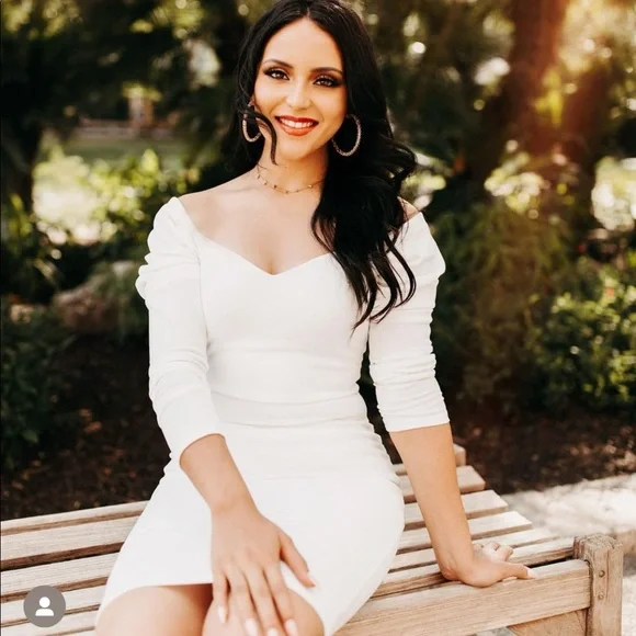 Fashion Nova Bodycon white dress